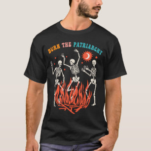 家父長制の女性の権利フェミニストのハローを焼く Tシャツ