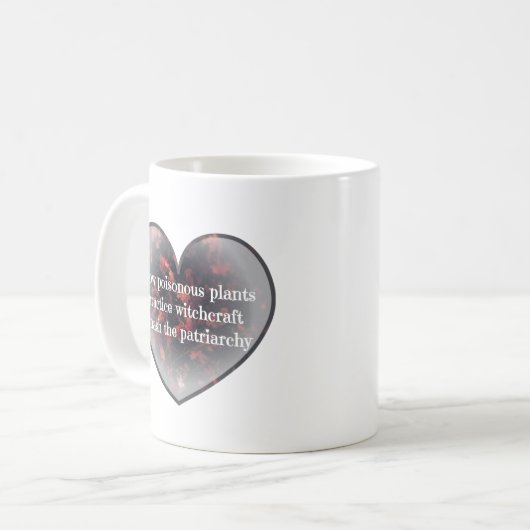 家父長制の綴り コーヒーマグカップ (正面左)