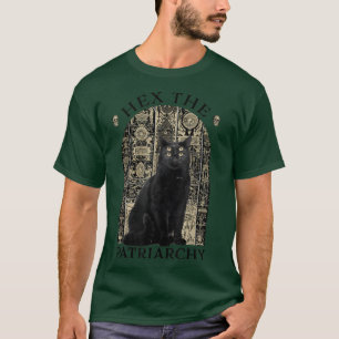 家父長制の黒猫フェミニストの魔女 Tシャツ
