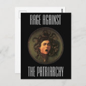 家父長制への怒り ポストカード (正面/裏面)