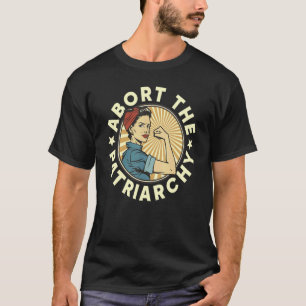 家父長制をぶっ壊せ フェミニスト魔女 Tシャツ