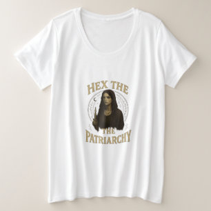 家父長制をヘックスせよ - ウィッカン・ウィッチイラスト プラスサイズTシャツ