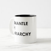 家父長制を分解して下さい ツートーンマグカップ (正面左)