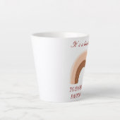 家父長制を崩壊させる カフェラテマグ (正面)