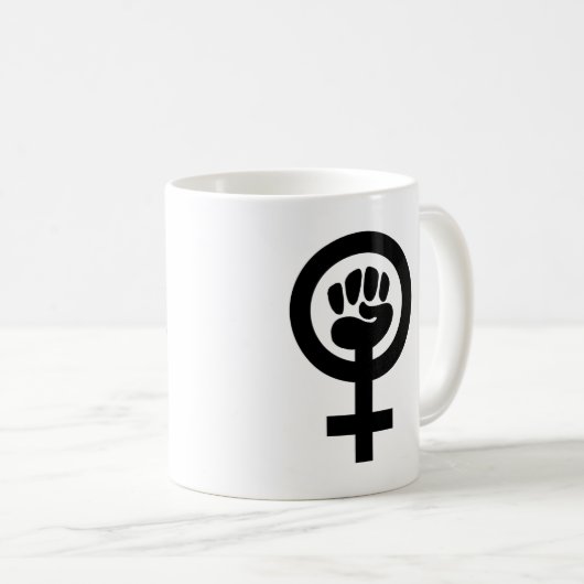 家父長制を破るのは私のカーディオマグだ コーヒーマグカップ (正面右)