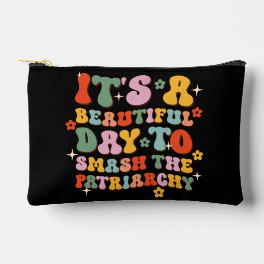 家父長制を破るのは美しい日だ アクセサリーポーチ (正面)