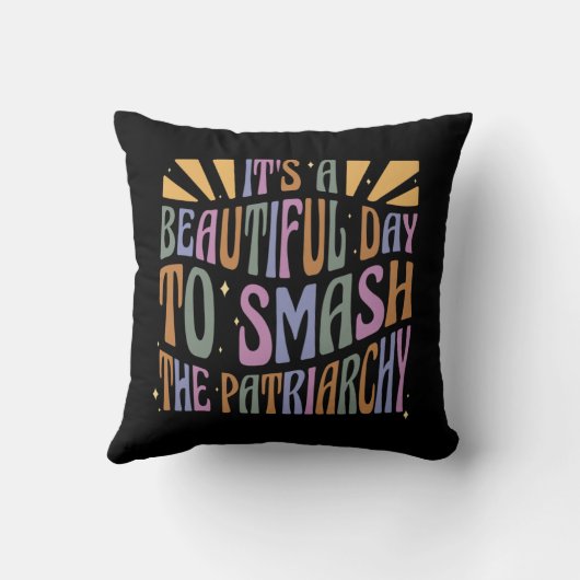 家父長制を破るのは美しい日だ クッション (裏面)