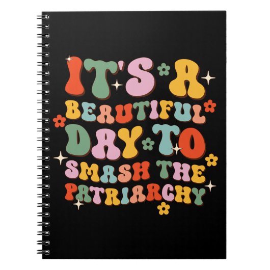 家父長制を破るのは美しい日だ ノートブック (正面)