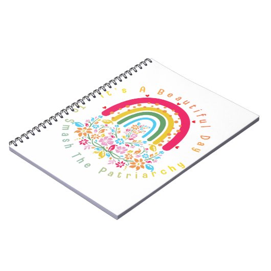 家父長制を破るのは美しい日だ ノートブック (左側)