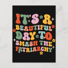 家父長制を破るのは美しい日だ ポストカード