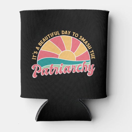 家父長制を破るのは美しい日だ 缶クーラー (正面)