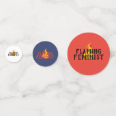 家父長制を破る激しいフェミニスト コンフェッティ (正面)