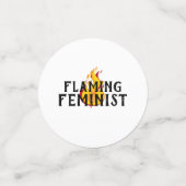 家父長制を破る激しいフェミニスト コンフェッティ (スモール正面)