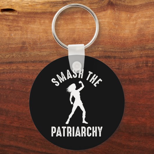 家父長制を破る キーホルダー (正面)
