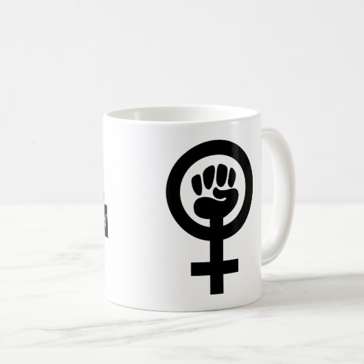 家父長制を破る コーヒーマグカップ (正面右)