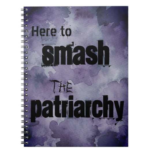 家父長制を破る ノートブック (正面)