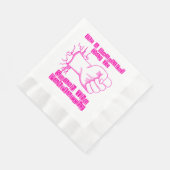 家父長制を破る 縁ありランチョンナプキン (角)