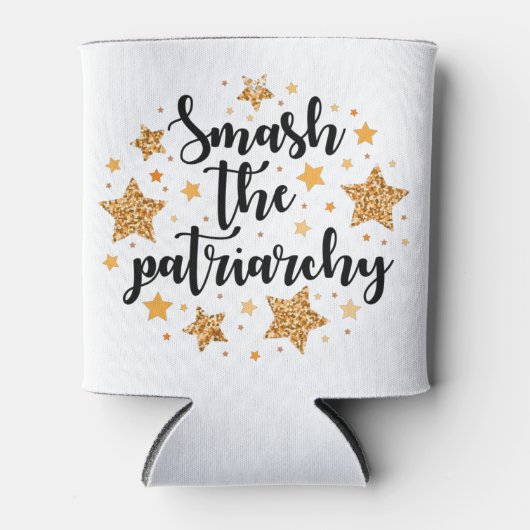 家父長制を破れコージー 缶クーラー (正面)