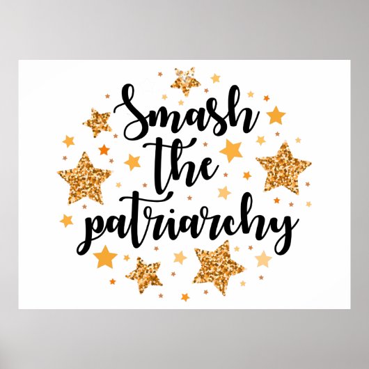 家父長制を破れポスター ポスター (正面)