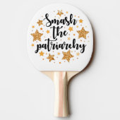 家父長制を破れ卓球ラケット 卓球ラケット (裏面)