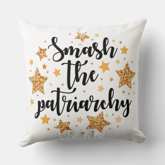 家父長制を破れ枕 クッション (裏面)