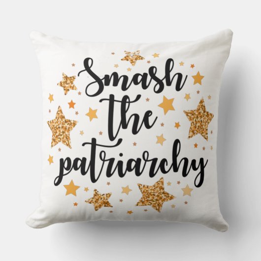 家父長制を破れ枕 クッション (正面)