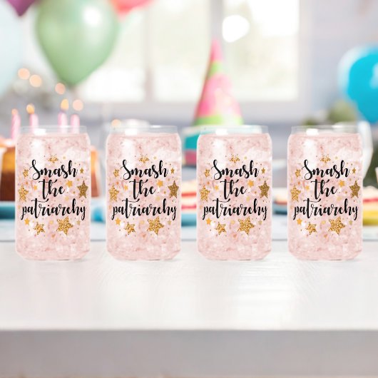 家父長制を破れ眼鏡 ガラス缶 (インサイチュ (バースデー))