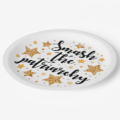 家父長制を破れ紙プレート ペーパープレート (アングル)