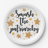 家父長制を破れ紙プレート ペーパープレート (正面)