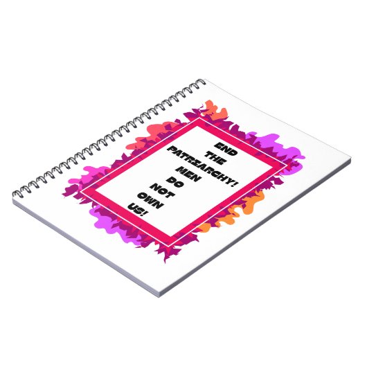 家父長制を終わらせろ！ ノートブック (左側)