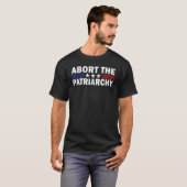 家父長制を終わらせろ ヴィンテージ フェミニズム 再生産 ディ Tシャツ (正面フル)