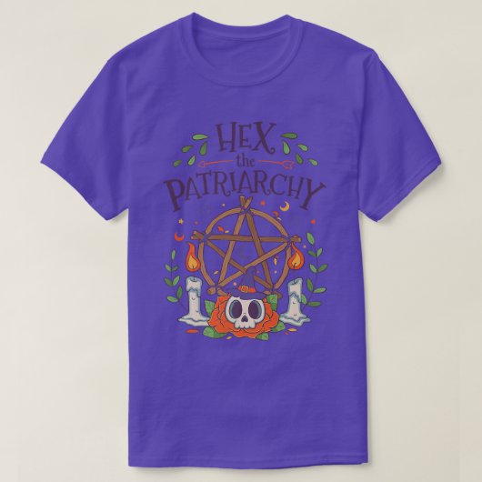 家父長制フェミニストおもしろいハロウィーン4500 Tシャツ (デザイン正面)