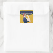 家父長制フェミニストことわざを破る スクエアシール (バッグ)