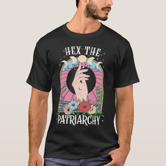 家父長制フェミニストの魔女はウィッチィAesを見る Tシャツ (正面)