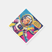 家父長制フェミニストをぶち壊そう スタンダードカクテルナプキン (角)