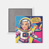 家父長制フェミニストをぶち壊そう マグネット (正面/裏面)