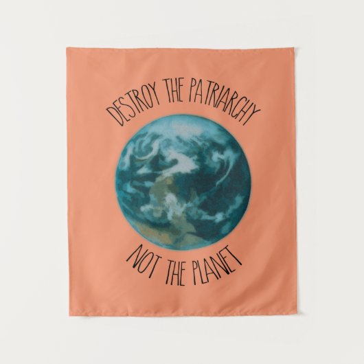 家父長制フェミニストを倒す タペストリー (正面)