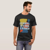 家父長制フェミニストを破る美おもしろいしい日 Tシャツ (正面フル)