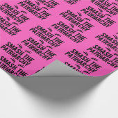 家父長制フェミニストを破る ラッピングペーパー (角)