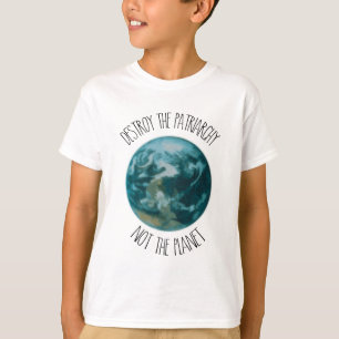 家父長制フェミニストを破壊する Tシャツ