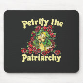 家父長制フェミニストメドゥーサをペトリフする マウスパッド (正面)