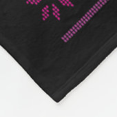 家父長制フェミニスト醜いクリスマスセーター フリースブランケット (角)