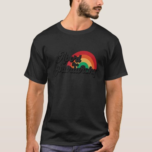 家父長制フェミニス保護ロVワードを中止する Tシャツ (正面)