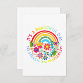 家父長制フェミニーを打ち砕く美しい日 エンクロージャーカード (正面/裏面)