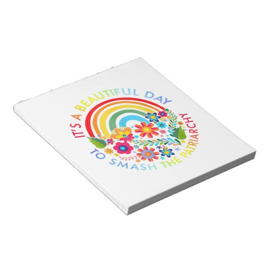 家父長制フェミニーを打ち砕く美しい日 ノートパッド (アングル)