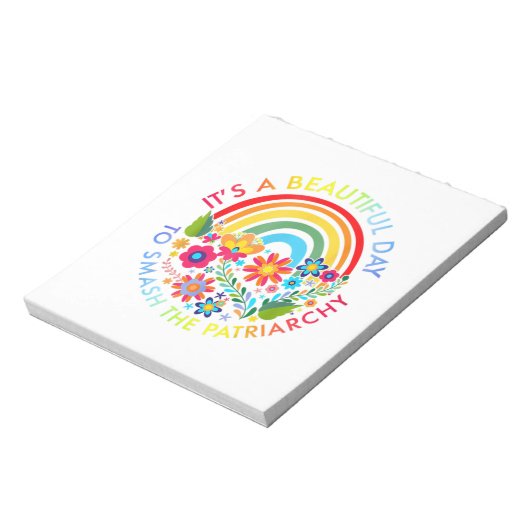 家父長制フェミニーを打ち砕く美しい日 ノートパッド (回転)