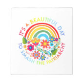 家父長制フェミニーを打ち砕く美しい日 ノートパッド (正面)