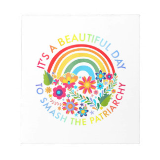 家父長制フェミニーを打ち砕く美しい日 ノートパッド