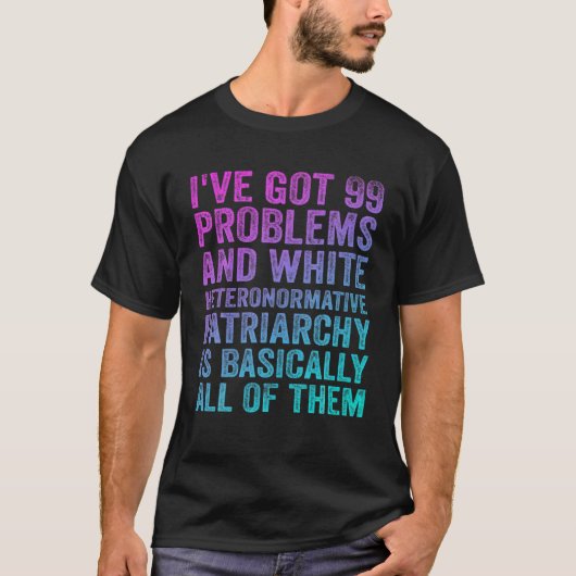 家父長制プロの選択フェミニストWを破る Tシャツ (正面)