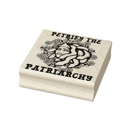 家父長制メドゥーサゴルゴンをペトリフ ラバースタンプ (スタンプ)
